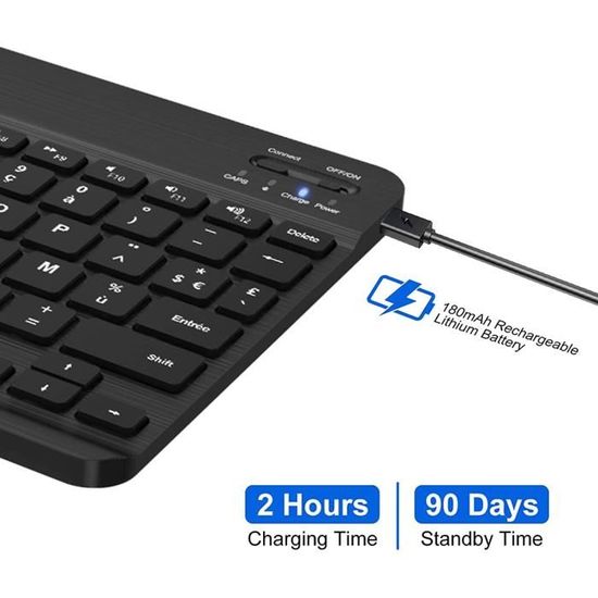 Clavier Azerty sans Fil pour Tablette-TV, Bluetooth 4.0+BT 4.0, Touche  Ergonomique, Clavier pour Tablette Lenovo-Huawei [2] - Cdiscount  Informatique