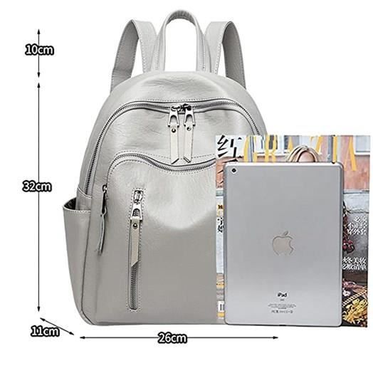Sac dos femme tendance sacs main en cuir souple mode tout
