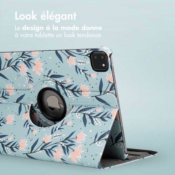 Coque tablette Design rotatif à 360° iPad Pro 11 (2022 2018) Flowers — free download
