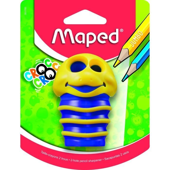 MAPED Taille-crayon Satellite Métal 1 Trou Noir ou Argent MAPED Taille-crayon Satellite Métal 1 Trou Noir ou Argent