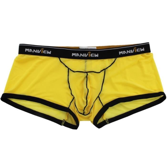Boxer Homme Transparent Casey Kevin - Culotte Sexy En Mesh - Lingerie Homme Sensuelle