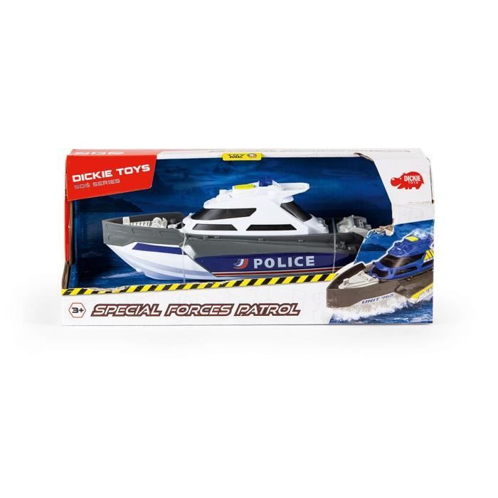 Dickie Toys Bateau Forces Spéciales – Échelle 1/24 – 25 Cm – Effets Sonores Et Lumineux – Dès 3 Ans