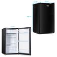 GOPLUS 91L Réfrigérateur,Thermostat Réglable à 7 Vitesses,Frigo avec 3 Compartiments de Porte,1 Compartiment-3