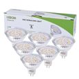 LEDGLE Lot de 6 3.8W 21 LED Ampoules MR16 GU5.3 300 Lumens Equivalent à Ampoule Halogène de 50W 3000K-Blanc Chaud-3