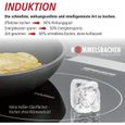 Rommelsbacher Plaque de cuisson simple CT 2020/IN Induction 3400 Watt noir/argent - CT 3420/IN-3