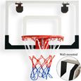 Set Panier et Panneau de basket Intérieur Panier de basket pour porte avec panneau arrière -R-3