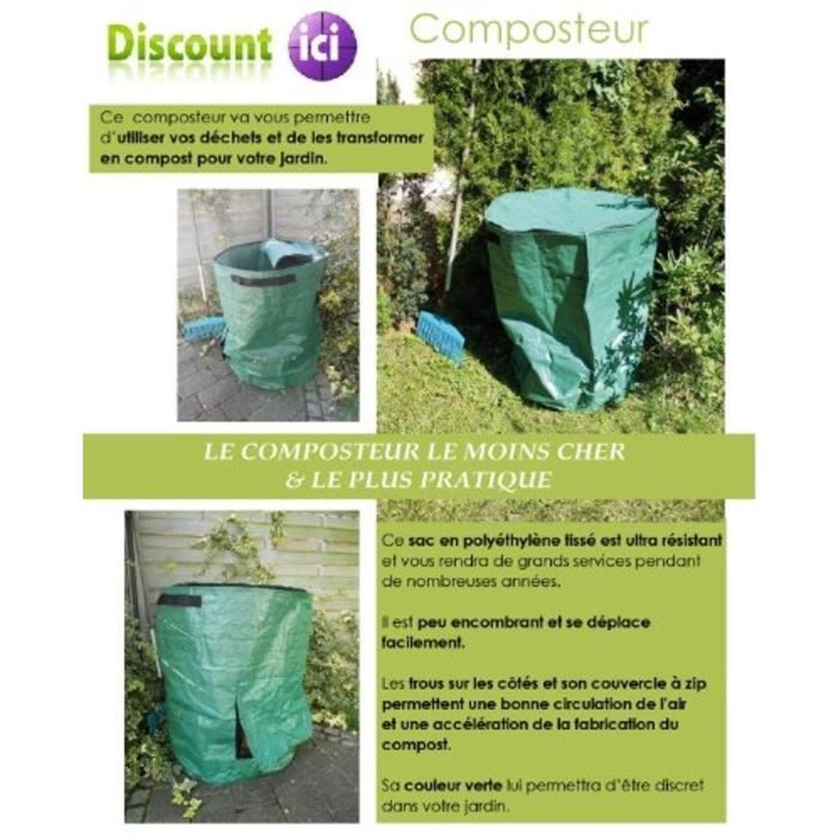 sac dechet vert jardiland
