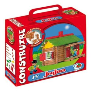 Mon chalet en bois Jeujura 100 pièces - Caverne des Jouets
