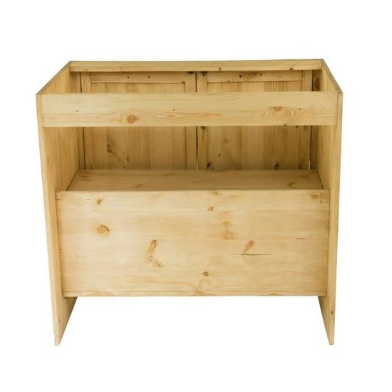 Meuble Sous Evier Pin Massif 80 Cm 2 Portes Chamonix 62 0000 Miel Achat Vente Meuble Sous Evier Meuble Sous Evier Pin Massif Cdiscount