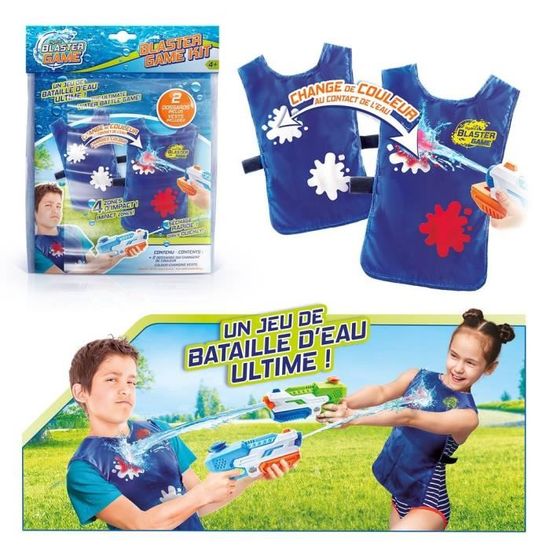 Hydro Blaster Game Waterracketset met 2 waterspuiten en 2 dossards met doelschijven