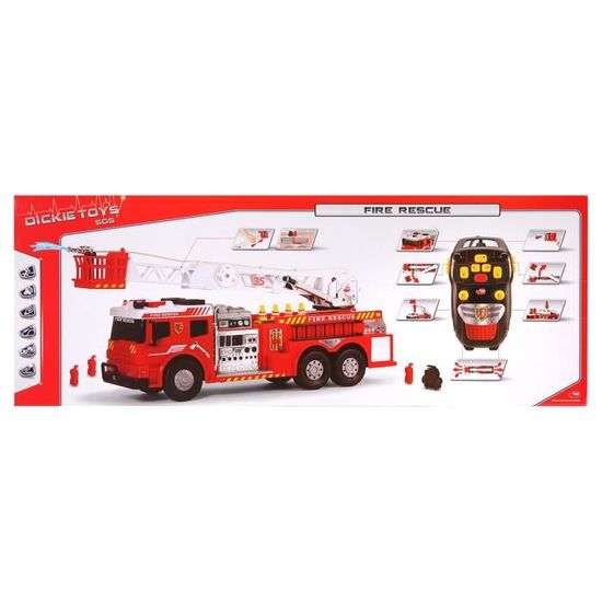 Camion de pompier radiocommandé 62 cm discount