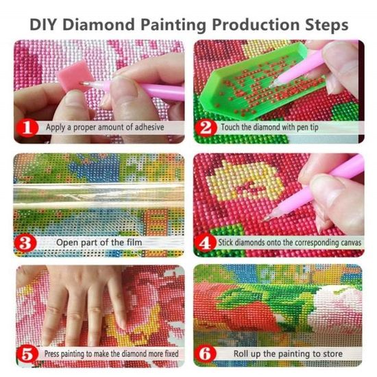 YSCOLOR Diamond Painting Diamant Peinture Coran Broderie Point De Croix 5D Décor À La Maison Cadeau Ornement Stickers Muraux Foi Musulmane Arabe Texte Sticker Mural 30X40Cm