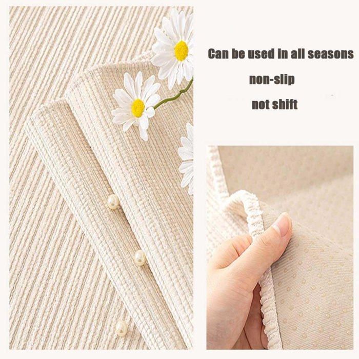 Housse De Canapé Imperméable Et Anti-griffes - Tissu Chenille, Revêtement TPU - Tailles Variables (ex. 110x180 Cm) - Pour Protection Animaux, Ménage - 10