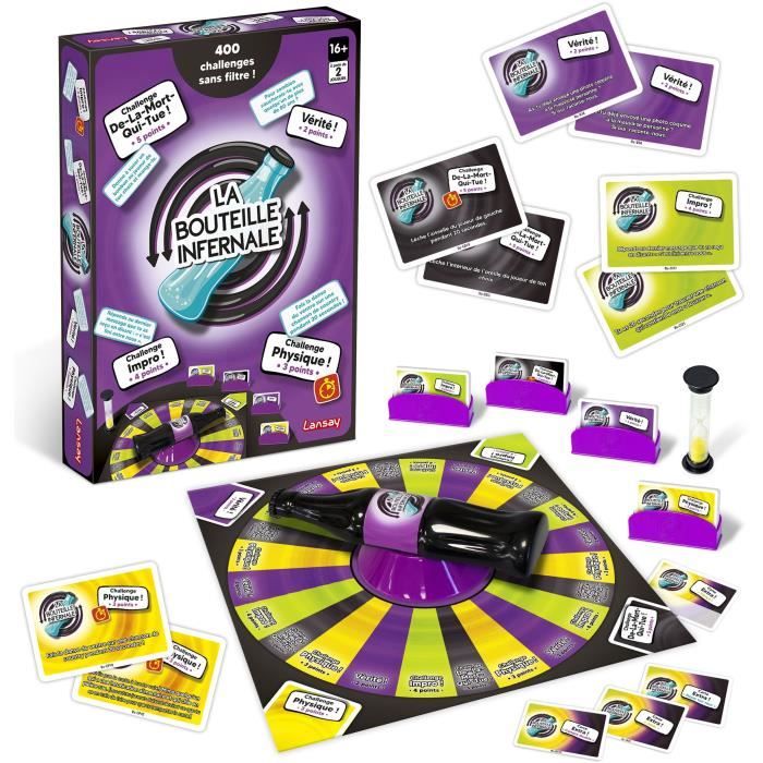 Jeu De Société 'À Qui Le Tour ?' - Version Jeu De La Bouteille - 2 Joueurs Minimum - Neuf