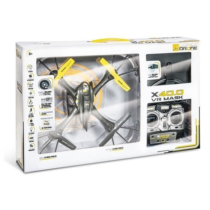 MONDO Ultra Drone Radiocommand X40.0 VR MASK Cam ra Wi Fi
