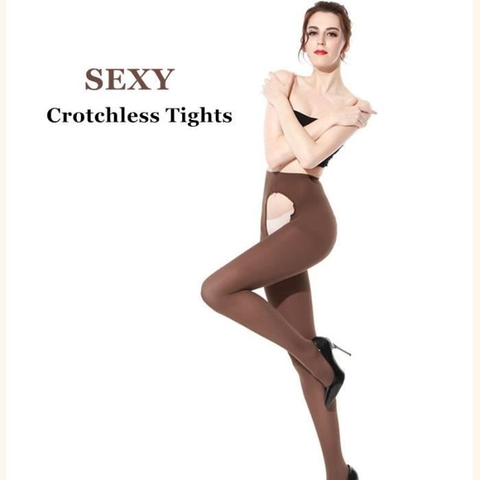 Collant collants chauds pour femmes grande taille entrejambe