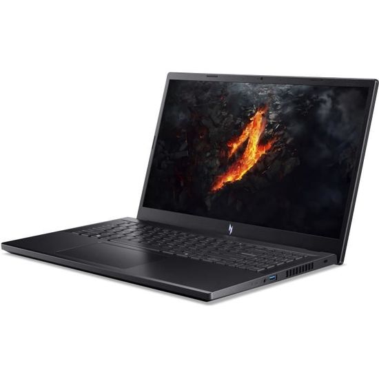 PC Portable Gamer -ACER -Nitro V 15 ANV15-41-R85W -15,6" FHD 144Hz IPS -Ryzen 5 7535HS -RAM 16Go -512Go SSD -RTX 4050 -Sans windows-8