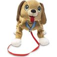 LES TOUFOUS Chien Marron - Peluche Interactive-0