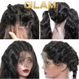 10" 180% de perruques de cheveux humains préencollées avec des cheveux de bébé brésilien Loose Wave Full Lace Wig-0