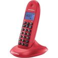 Motorola Téléphone sans fil C1001 Cherry Red-0