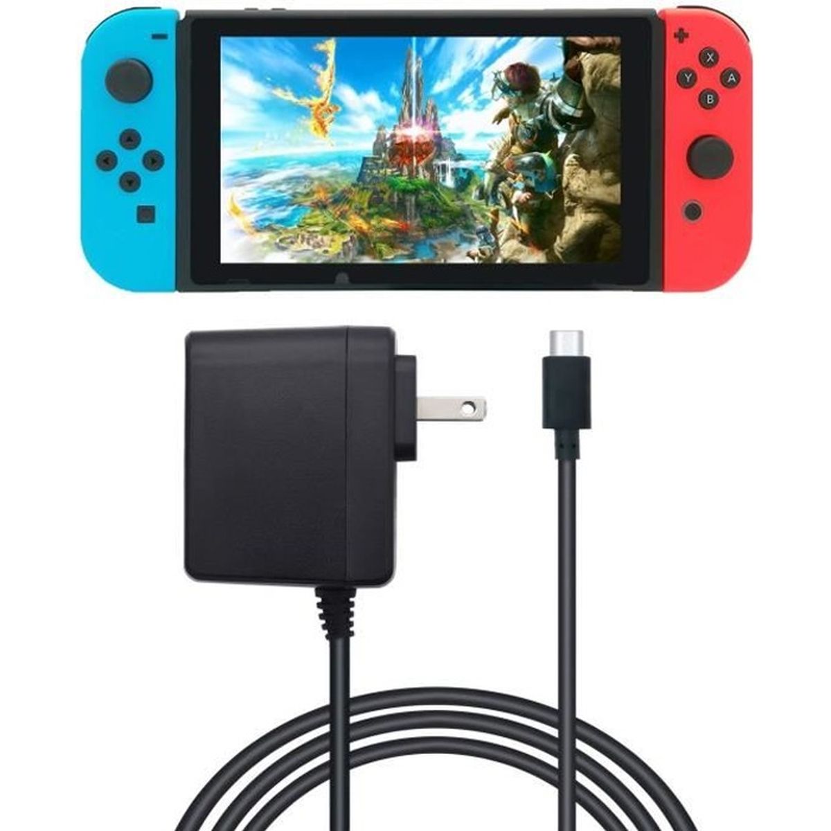 Chargeur secteur Type C pour Nintendo Switch Console Power & Play