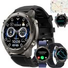 WENZYLIQUOX Montre Connectée Homme, AMOLED de 1.43”Surveillance de la Fréquence Cardiaque,Mode Sport 170 +Montre de Sport GPS Tracker