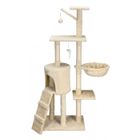 Mon ami Luki - Arbre a chat - ECRU - CHAT - 49x35x138CM