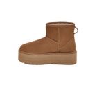 ADIDAS ORIGINALS Botte UGG CLASSIC MINI PLATFORM - Marron - Tige en daim - UGGplush™ 17 mm 80 % laine recyclée