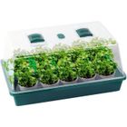 MGM PLANETE PLANTE Ma petite Serre - Kit de jardinage - 15 pots et semences + 1 pelle + 1 pulvérisateur + marques plantes