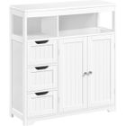 Yaheetech – Colonne de salle de bain blanche 40x30x153 cm – Meuble de rangement avec 1 placard et étagère réglable – Kit anti-basculement inclus Yaheetech – Colonne de salle de bain blanche 40x30x153 cm – Meuble de rangement avec 1 placard et étagère réglable – Kit anti-basculement inclus