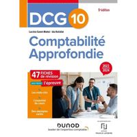 Comptabilité approfondie DCG 10. 47 fiches de révision, Edition 2023-2024