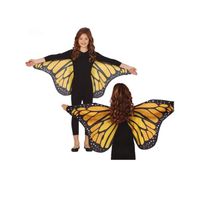 Ailes de papillon enfant - Orange - Tissu - 110 x 50 cm