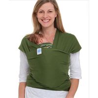 Porte-bébé écharpe GETEK - Support enveloppant la naissance allaitement - Vert