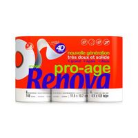 RENOVA - Papier toilette Pro-Age - paquet de 6 rouleaux