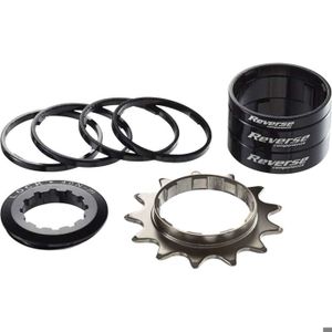 Pignon Singlespeed 12 Dents Kartell - Acier Cro-Mo Chromé - Compatible Shimano