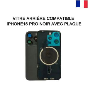 Vitre Arrière Pour IPhone 15 Plus - Noir - Neuf Sous Emballage - Compatible Apple