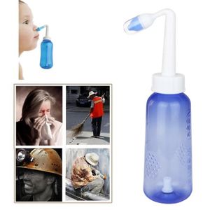 Lorenlli Syst/ème de lavage du nez de rin/çage nasal Neti Pot Sinus Irrigation Sinus Cleaner pour un nettoyage complet des sinus