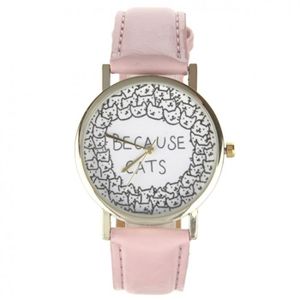 Montre Femme Motif Chat Cdiscount