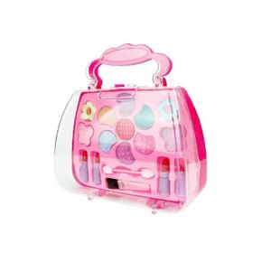 jeu de simulation Ensemble de jouets de maquillage lavable f/ête danniversaire de No/ël bo/îte-cadeau papillon pour enfants coffre-fort non-toxique v/éritable beaut/é cosm/étique filles