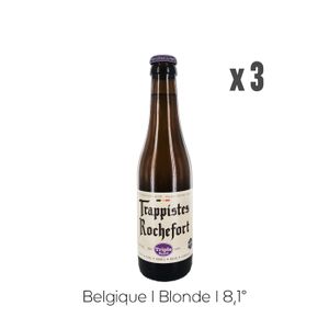 BIERE Pack Bières Rochefort Triple Extra - 3x33cl - 8,1%