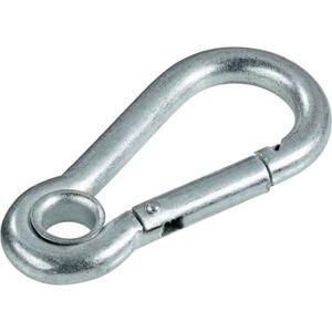 Mousqueton pompe Vendu par 10 il rond 1//2-72 mm x 13 mm