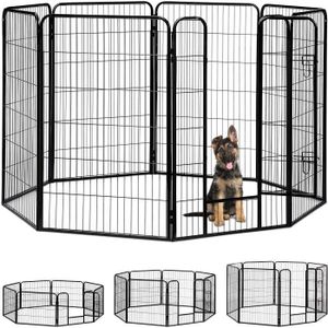 ENCLOS - CHENIL Cages À Chien - Fr Home Relzj Noir Taille Xl