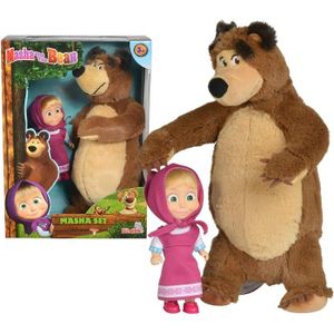 Peluche masha et michka Cdiscount