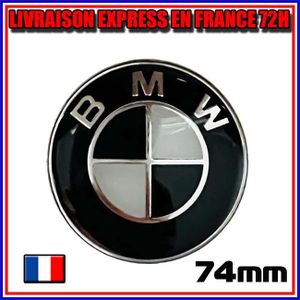 INSIGNE MARQUE AUTO Badge Capot Avant 74mm Bmw X3 E83 F25 + X4 F26 + X