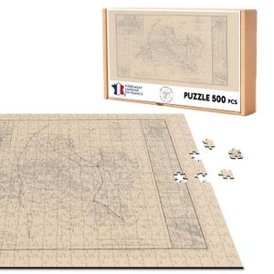 PUZZLE Puzzle Classique 500 pièces - FABULOUS - 45 Loiret Orléans Département Carte Ancienne France Région