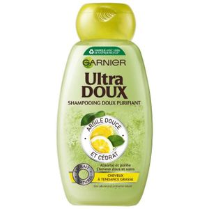 SHAMPOING GARNIER Ultra Doux Shampoing purifiant - A l'argile douce et cédrat - 250 ml