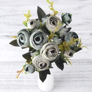Fleur artificielle gris - Cdiscount
