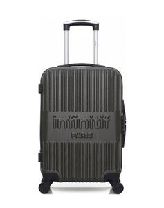 VALISE - BAGAGE INFINITIF - VALISE CABINE ABS UPPSALA 4 ROUES 55 CM - GRIS FONCE