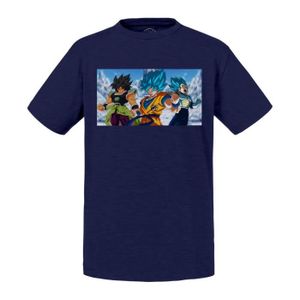 T-SHIRT T-shirt Enfant Bleu Dragon Ball Super Z Broly Mang
