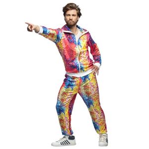 DÉGUISEMENT - PANOPLIE Déguisement survêtement disco multicolore homme - Polyester - Intérieur